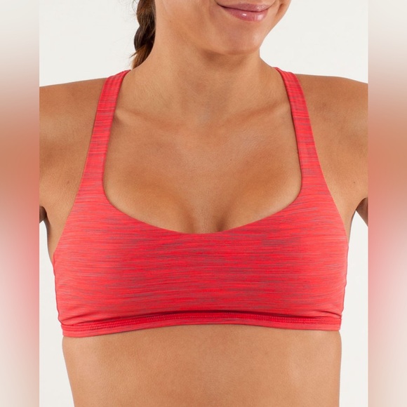 lululemon athletica Other - Lululemon Free To Be Bra Wee Are From Space Love Red Size 6